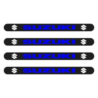 Imagem de Adesivo Protetor Tank Pad Compatível Suzuki - Logos Personalizados - C