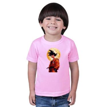Imagem de Blusa de manga infantil Estampado Dragon Ball - marcelo, Rosa, 2