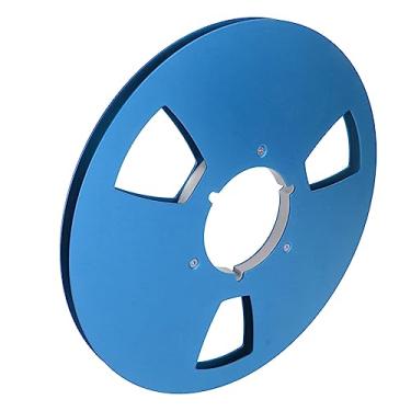 Imagem de HEEPDD 10,5 Polegadas 1/4 Open Reel Audio Chapup Spool, Rolo de Fita Vazia de Alumínio de 3 Orifícios para o Equipamento de Estúdio de Estúdio de Gravação de Som Profissional Nan de Restauração de