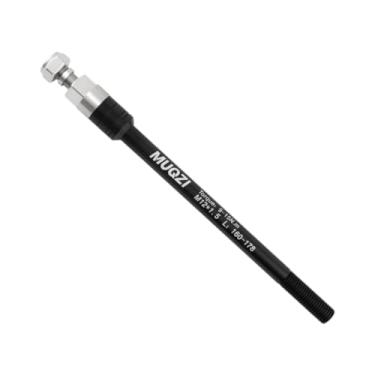 Imagem de UGPLM Adaptador de eixo passante para engate de reboque de bicicleta, acessório de substituição resistente, eixo passante de 12 mm para peças de engates de, M12x1.5