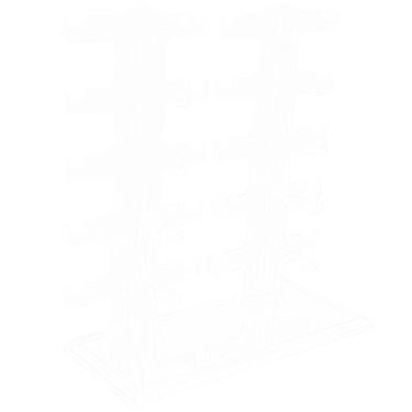 Imagem de Prateleira de acrílico para óculos de sol, suporte de exibição para óculos de duas filas, suporte de óculos de 10 pares, armação transparente para óculos, organizador de armazenamento de mesa