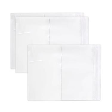 Imagem de iMailer - Pacote com 200 envelopes de lista de embalagem de 19 cm x 14 cm - Bolsas plásticas adesivas resseláveis para etiquetas de envio e documentos