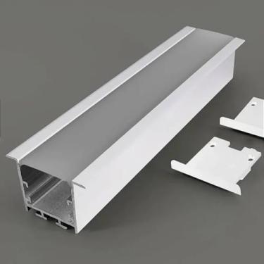 Imagem de Perfil para Fita LED Foxlux - Embutir - Branco - 50 X 35 X 3000mm