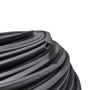 Imagem de Perfil Borracha SBR Debrum Acabamento Tipo U 10mm - 10 Metros - Borrac