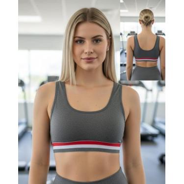 Imagem de Top Suplex Camiseta Mescla Fitness Academia sem Bojo - valen store, Ci