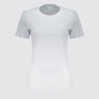 Imagem de Camiseta Fila Basic Sports III Feminina Azul, GG