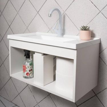 Imagem de Armário Módulo Gabinete Banheiro 60Cm