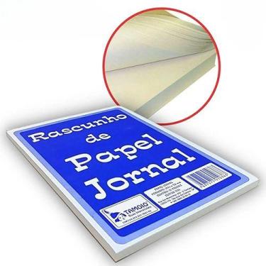 Imagem de 50 Folhas Rascunho Jornal Médio - Tamoio