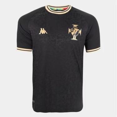 Imagem de Camisa Vasco III Goleiro Kappa Masculina Plus Size 22/23 - EKVA211964-Masculino