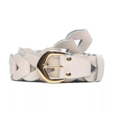 Imagem de Cinto Em Couro - Off White - Di Marlys, M