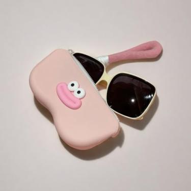 Imagem de Bolsa de cosméticos, lona, organizador de bolsa de higiene de viagem, pincéis de maquiagem fofos, bolsas de moedas, bolsa de armazenamento de acessórios estéticos para mulheres estilo 171, Boca de