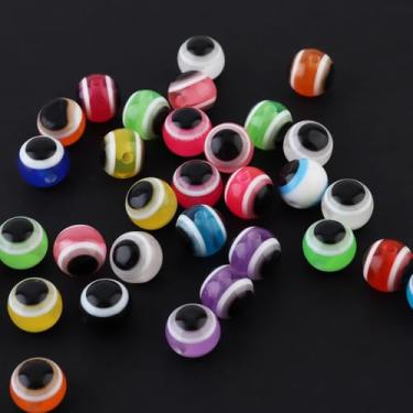 Imagem de 100 peças de isca, olho de peixe, contas de feijão, isca artificial, olhos de pesca, amarrar moscas, fazer olhos de peixe 3D, faça você mesmo