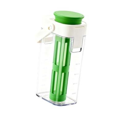 Imagem de Generic Cafeteira Cold Brew 1L Reutilizável Geladeira Jarra de Água Fria À Prova de Vazamentos Dispensador de Bebidas Geladas para em Casa, Verde