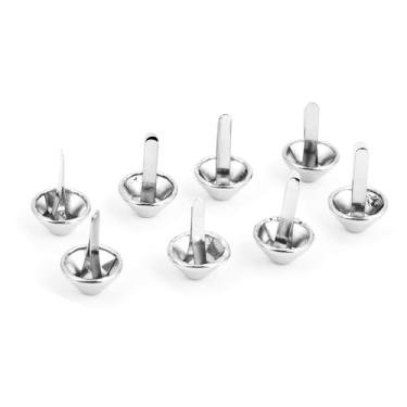 Imagem de 50 peças de tachas de prego, bolsa de mão, pés de cone, pino de prego, suprimentos de artesanato de couro (15 mm)