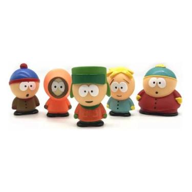 Imagem de Bonecos South Park Colecionáveis Kit Com 5 Peças - Generico