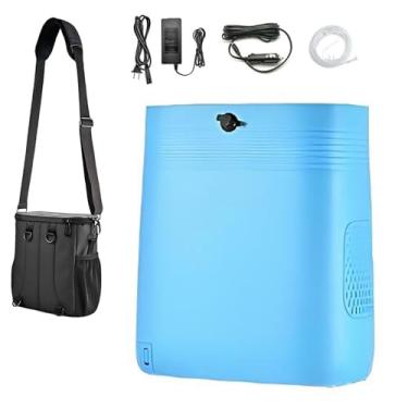 Imagem de Gerador de 0₂ Portátil Leve 1,5 kg - 96% de Concentração, 6500 mAh Bateria de Alta Capacidade, Fluxo Ajustável 1-7 L/min, Uso Contínuo para Caminhadas e Viagens
