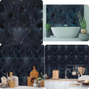 Imagem de Papel de Parede Adesivo Auto Colante Decorativo Marmore Sala Quarto De