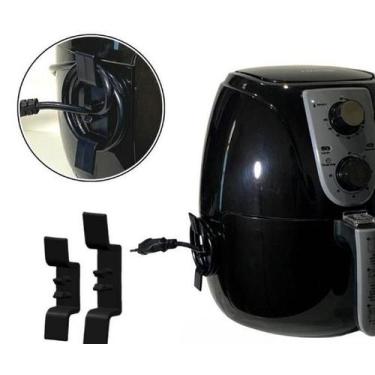 Imagem de Kit Clip Organizador De Cabos Eletrodomésticos  Fios 6 Peças Autoadesi