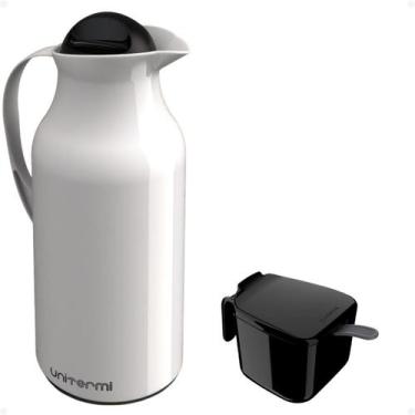 Imagem de Kit Garrafa Térmica 1 Litro Siena Unitermi e Acompanha Açucareiro 350 