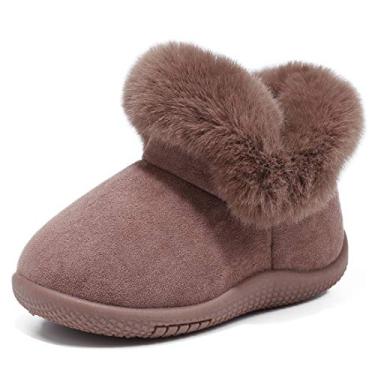 Imagem de Bota de inverno tênis de inverno para meninos e meninas (infantil), Taupe, 9 Toddler