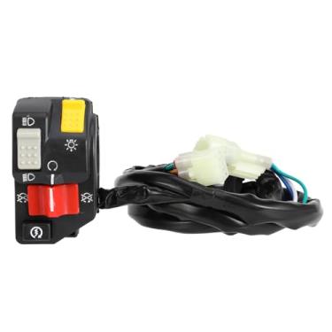 Imagem de Wacece Interruptor de farol ATV Start Stop Kill para TRX400EX, botão de partida multifuncional para TRX 400EX Sportrax Fourtrax 400 1999-2004 Substituir 35020-HN1-000