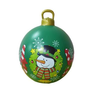 Imagem de Bola Inflável de Natal Gigante (60cm) - Decoração para Árvore de Natal