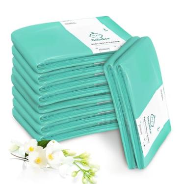 Imagem de [Pacote com 10] Sacos de recarga de balde de fraldas Newnice para balde de fraldas Dekor Plus, refis de gênio de fraldas 30% mais espessas, forros contínuos para fraldas de bebês e adultos, solução de