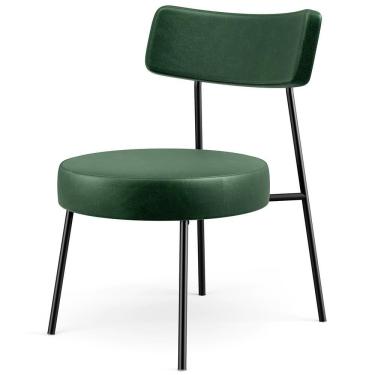 Imagem de Poltrona Base Fixa Londres F01 Couríssimo Verde Musgo