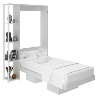 Imagem de Cama Retratil De Parede Solteiro Cm8013 Branco Branco