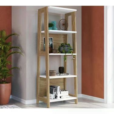 Imagem de Estante 04 Prateleiras 26125 Linha Trend Hanover Off White
