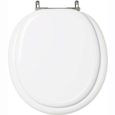 Imagem de Assento Sanitario Almofadado Buzios Branco Para Vaso Hervy