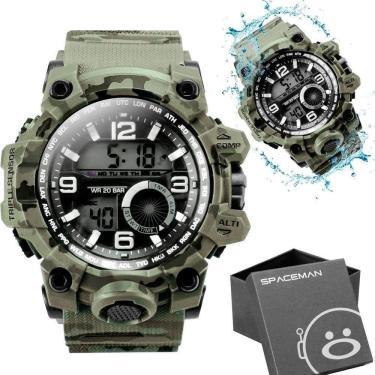 Imagem de Relogio Masculino Camuflado Prova Dagua Digital + Caixa autêntico Ajustavel Esportivo Presente