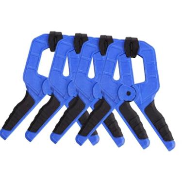 Imagem de Ｂｅｓｇａ Conjunto de 4 Grampos de Mola para Marcenaria, Resistentes, em Nylon, Tipo a, Ferramenta Manual para Fixação, Ideal para Garagem, Estúdio Fotográfico, 16cmx13cm