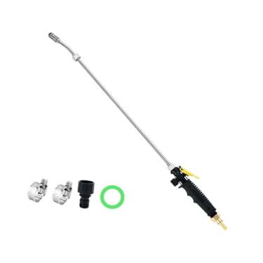 Imagem de Baoblaze Pulverizador de conexão rápida ajustável em aço inoxidável para lavagem de carros, rega de gramados e irrigação de plantas.