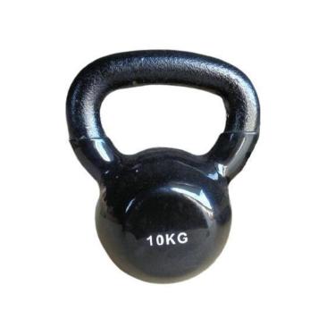 Imagem de Haltere Kettlebell Em ferro fundido Pelegrin PEL-10KB Emborrachado 10kg-Unissex