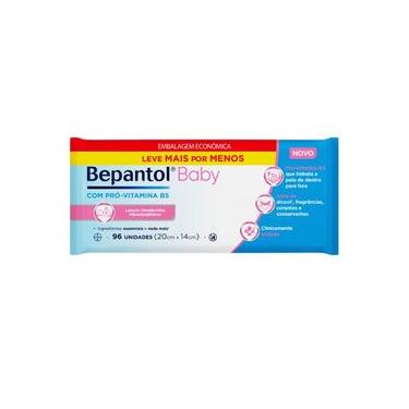 Imagem de Toalhas Lenços Umedecidos Wipes Pou com 96un - Bepantol