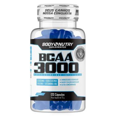 Imagem de BCAA 3000 120 Capsulas Aminoacidos Essenciais Enriquecido com vitamina B6-Unissex