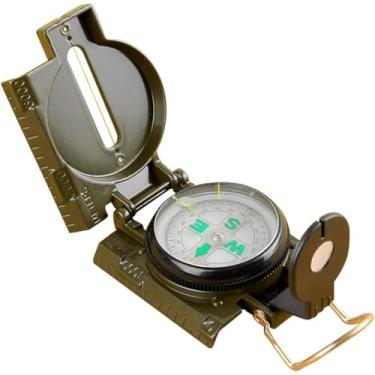 Imagem de Bússola Lensática Resistente Com Marcadores Luminosos, acampamento, trilha, viagens, montanha