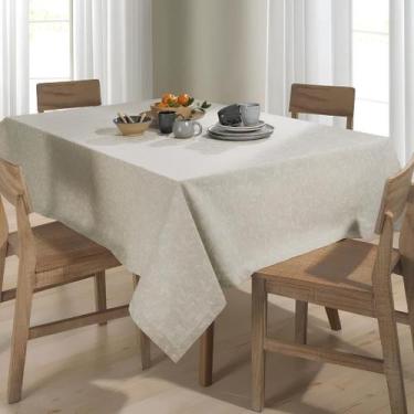 Imagem de Toalha de Mesa Retangular Limpa Fácil Dohler Linhares Pauline 6 Lugare