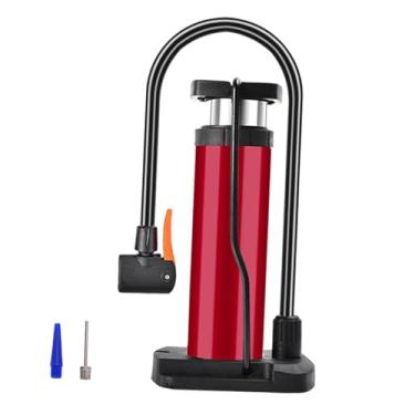 Imagem de KiBcsLic Bomba de Ar Portátil para Bicicletas com Bicos, Compacta E Fácil de Usar. Enche Bolas de Basquete, Bolas de Futebol, Pneus de Bicicleta E de Motocicle, vermelho