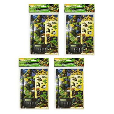 Imagem de Conjunto de 4 Tartarugas Ninja Adolescentes Conjunto de 7 peças de calculadora (conjunto com 4)