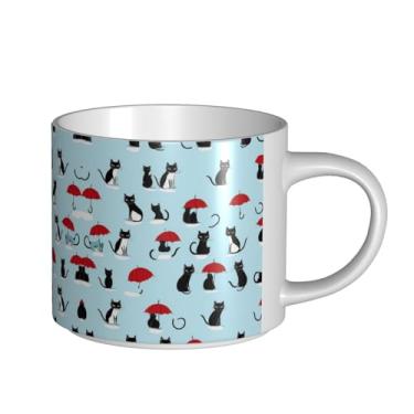 Imagem de ZERAOKE Dachshund parisiense - Caneca de cerâmica grande para café, grande capacidade para escritório e casa, lavável na lava-louças, design de alça em C.