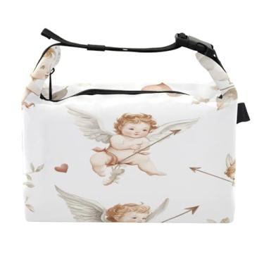 Imagem de STAYTOP Lancheira Love Cupid com fivela de alça, lancheira isolada para meninos e meninas, lancheira térmica para trabalho escolar