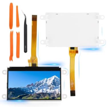 Imagem de Substituição de tela para Carrier Transicold X4 7500 7300 X3 2500 Vector 8500 8600MT APX Display Microprocessador Módulo de Substituição de Tela de Carro com Ferramentas de Reparo