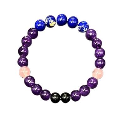 Imagem de Pulseira de atração para mulheres e homens, pedra natural, olho de tigre, contas elásticas feitas à mão, joias, dinheiro, riqueza, energia, cristal de cura, ioga, meditação, amizade, presente de Natal