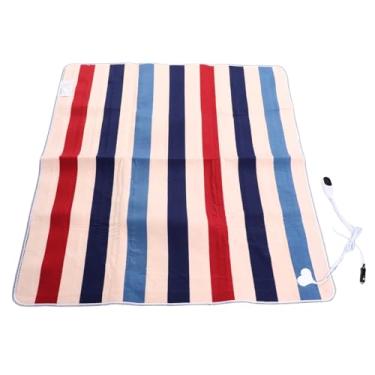 Imagem de Luocute Cobertor de Carro Aquecido, Cobertor Elétrico de Flanela Macia Com 9 Níveis de Temperatura, 3 Configurações de Temporizador para Carro, Suv, Rv, Viagem, Acampamento, Calor de