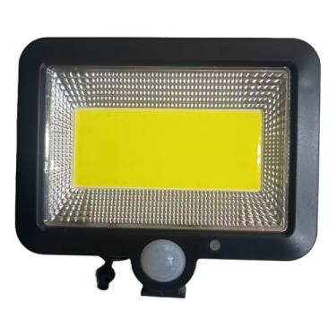 Imagem de Luminária Solar COB 120 LEDs com Sensor de Presença, 3 Funções À Prova d'Água IP65, Iluminação de Segurança para Jardim, Entrada e Exterior Residencial