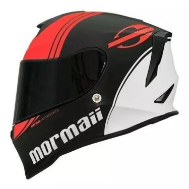 Imagem de Capacete Mota Mormaii M1 + Narigueira Preto Tam 58