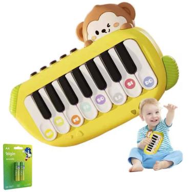 Imagem de Mini Piano Musical Brinquedo Com Jogo Interativo Criança