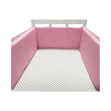 Imagem de Protetor De Berço De Algodão Para Bebês, Barreira De Cama Para Recém-N